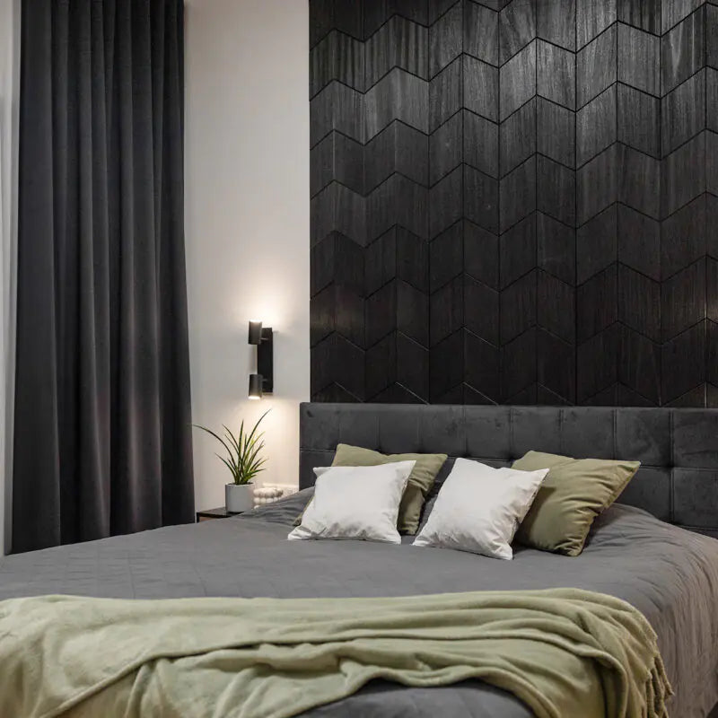 Väggpanel Athena Black 0,85 m²