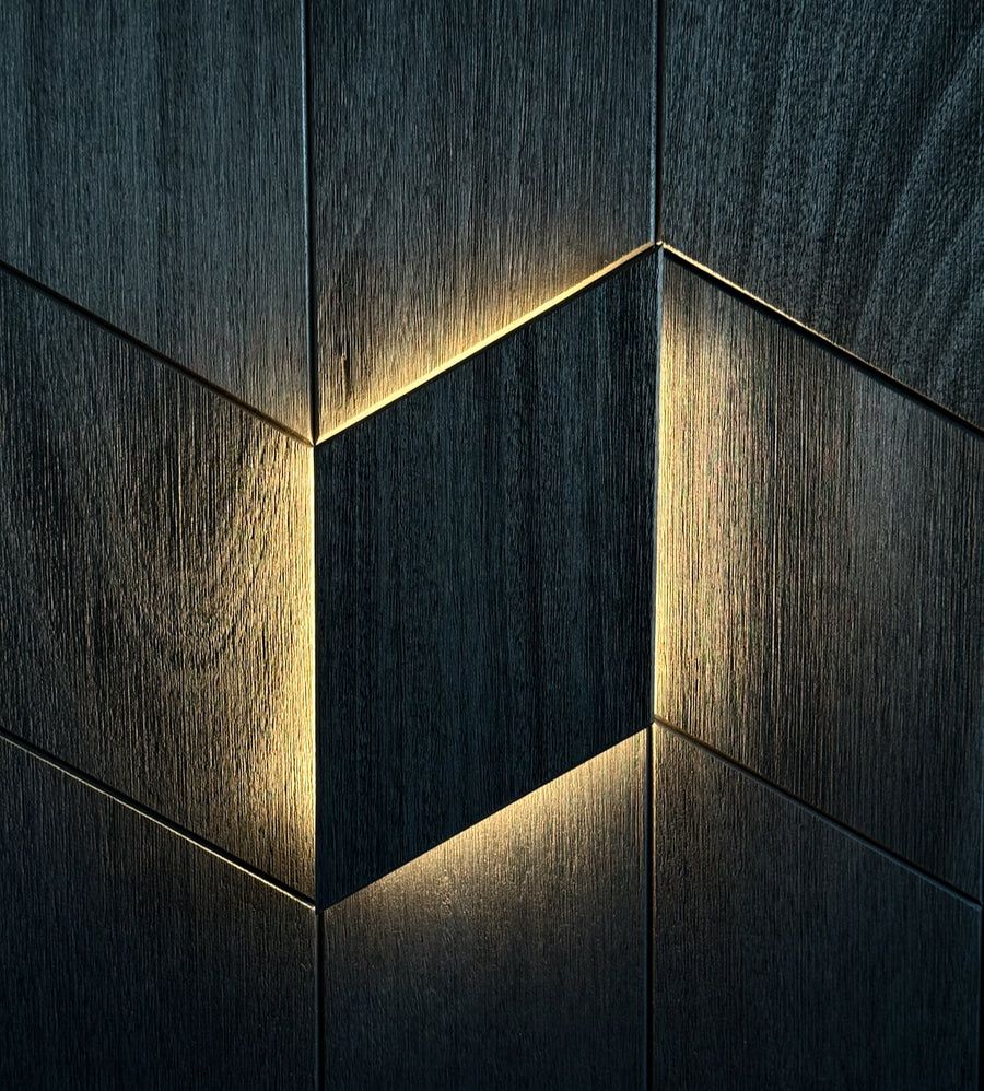 Väggpanel Athena Black 0,85 m²