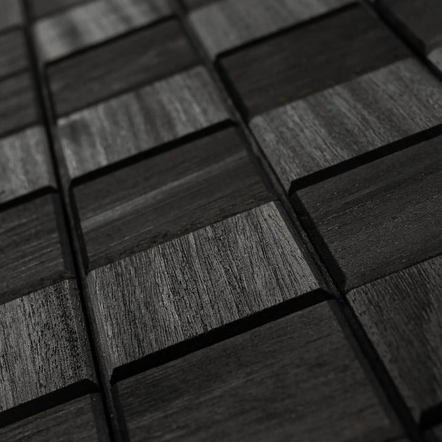 Väggpanel Square Black 1,00 m²